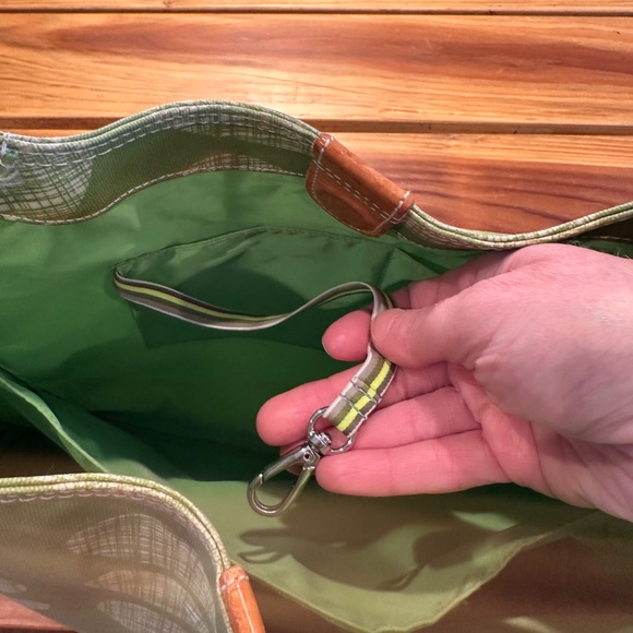 Orla Kiely Large Tote Bag – Green Stem Print - Picture 4 of 6